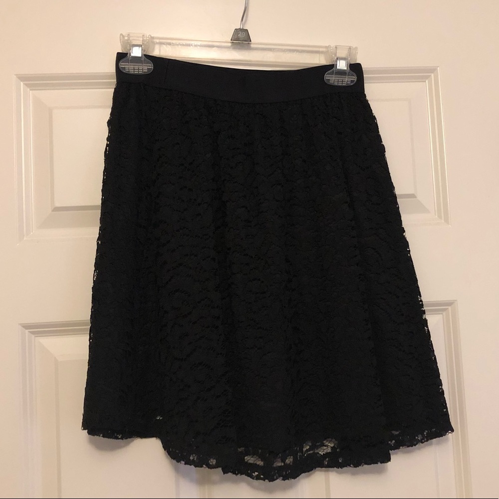 Black Lace Skirt